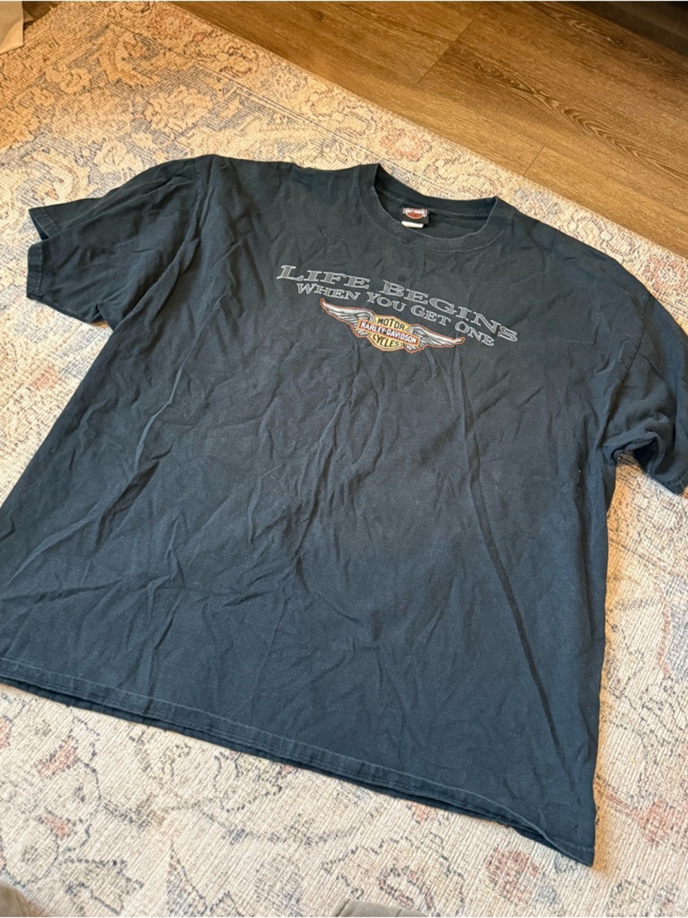 Vintage Harley Davidson Tee 🖤 (Lathrop, California) 3xl